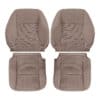 lexus-gx460-cuir-perforé-2010-2023-sepia-couverture-de-siège-du-conducteur-et-du-passager-top-et-bottom-oem-remplacement. Lexus GX460 2010-2023 | Housse de siège de remplacement OEM