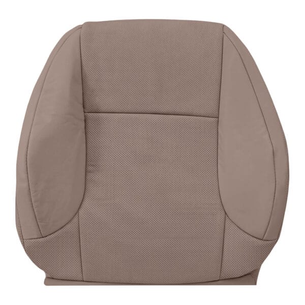 lexus-gx460-cuir-perforé-2010-2023-sepia-driver-top-oem-replacement-seat-cover. (4) Lexus GX460 2010-2023 | Housse de siège de remplacement OEM