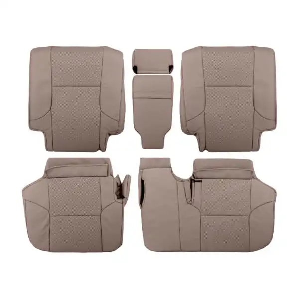 lexus-gx460-leatherette-perforé-2010-2023-sepia-seconde-rangée-conducteur-et-passager-top-and-bottom-side-oem-replacement-seat-cover Lexus GX460 2010-2023 | Housse de siège de remplacement OEM